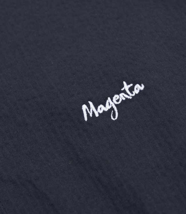 MAGENTA Bastille Seersucker Jacket - Navy Blue