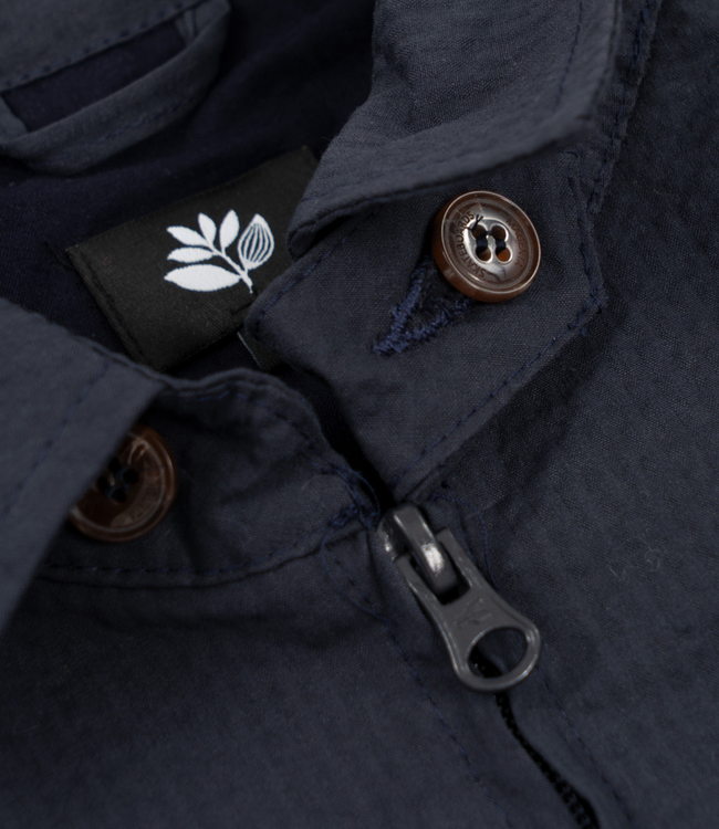 MAGENTA Bastille Seersucker Jacket - Navy Blue