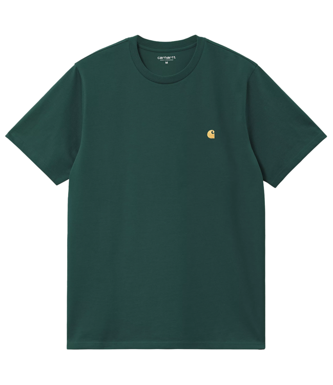CARHARTT WIP S/S Chase T-Shirt - Dark Fir/Gold