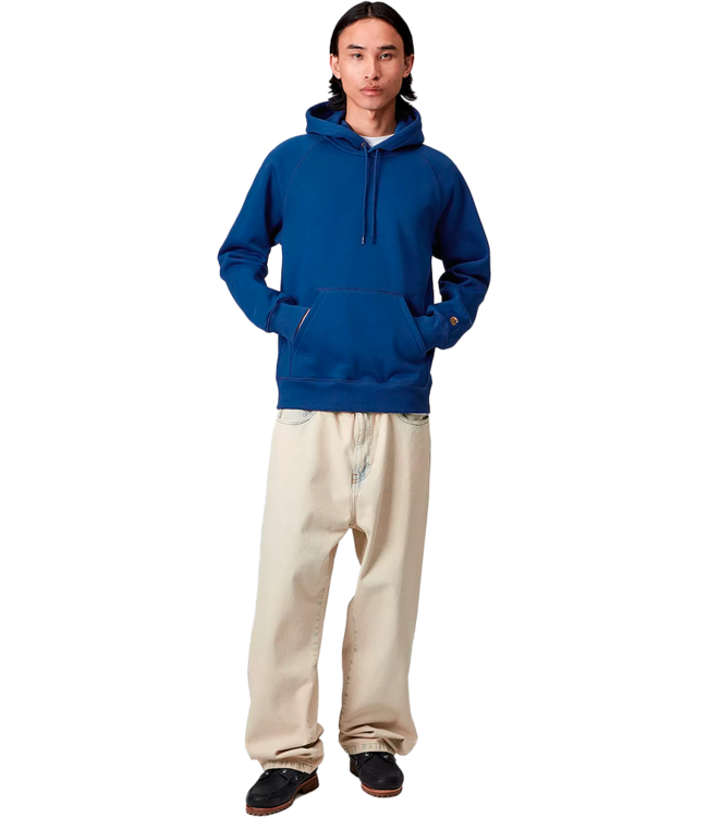 CARHARTT WIP Hooded Chase Sweat - Wolfsbane/Gold