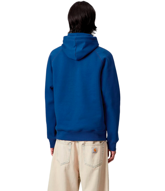 CARHARTT WIP Hooded Chase Sweat - Wolfsbane/Gold