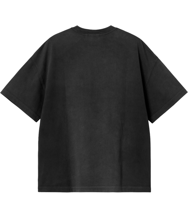 CARHARTT WIP S/S Hudson Pocket T-Shirt - Black/Chalk Wash
