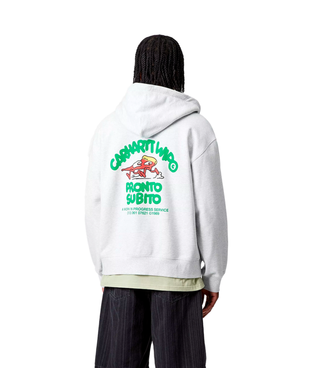 CARHARTT WIP Hooded Pronto Sweat Jacket - Ash Heather