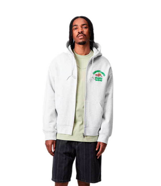 CARHARTT WIP Hooded Pronto Sweat Jacket - Ash Heather