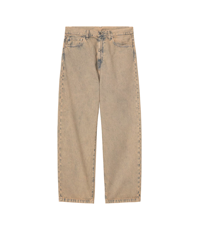 CARHARTT WIP Landon Pant - Blue/Leather/Garment Dyed