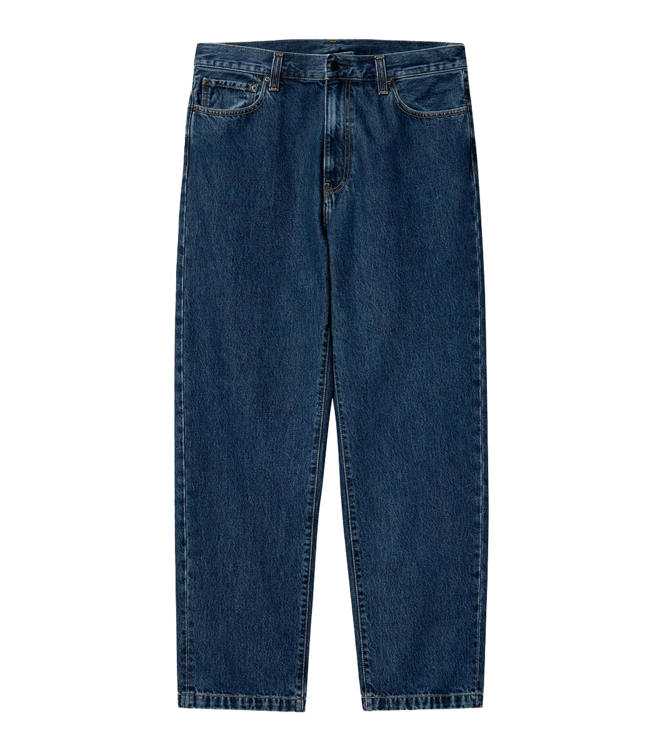 CARHARTT WIP Aaron Pant - Blue/Stone Washed