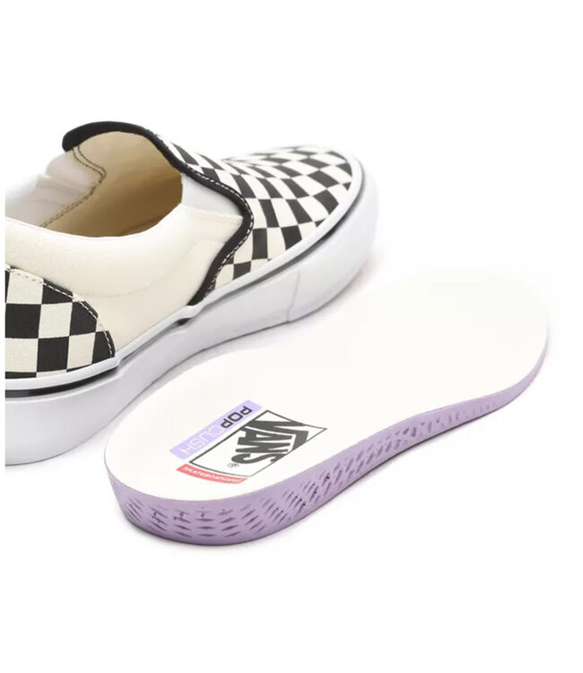 VANS Skate Slip-On - (Checkerboard) Black/Off White