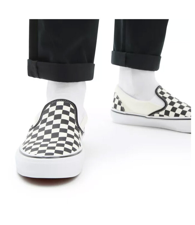 VANS Skate Slip-On - (Checkerboard) Black/Off White