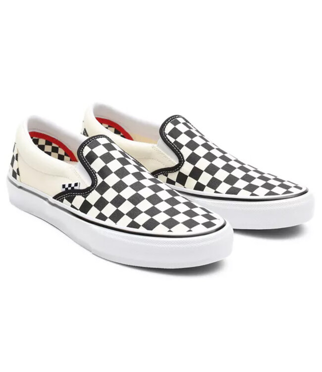 VANS Skate Slip-On - (Checkerboard) Black/Off White