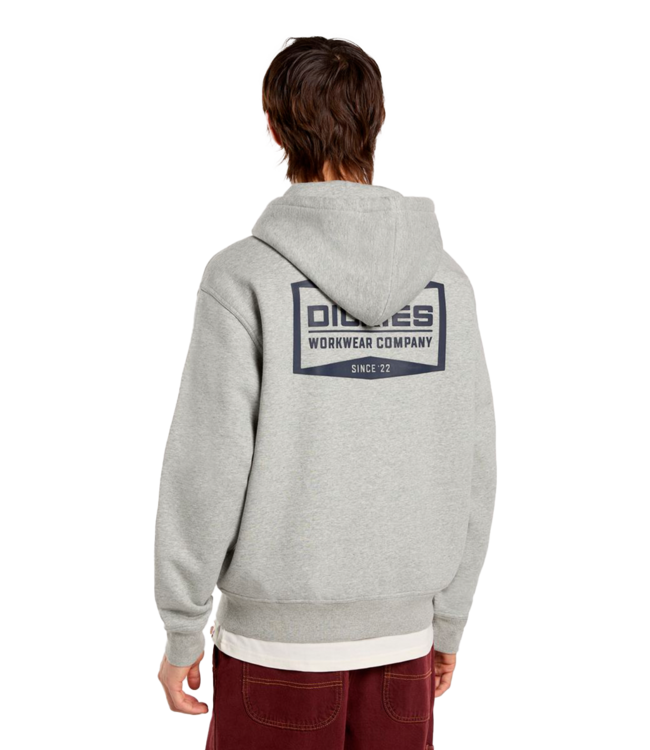DICKIES Bolivar Fz Hoodie - Grey Melange