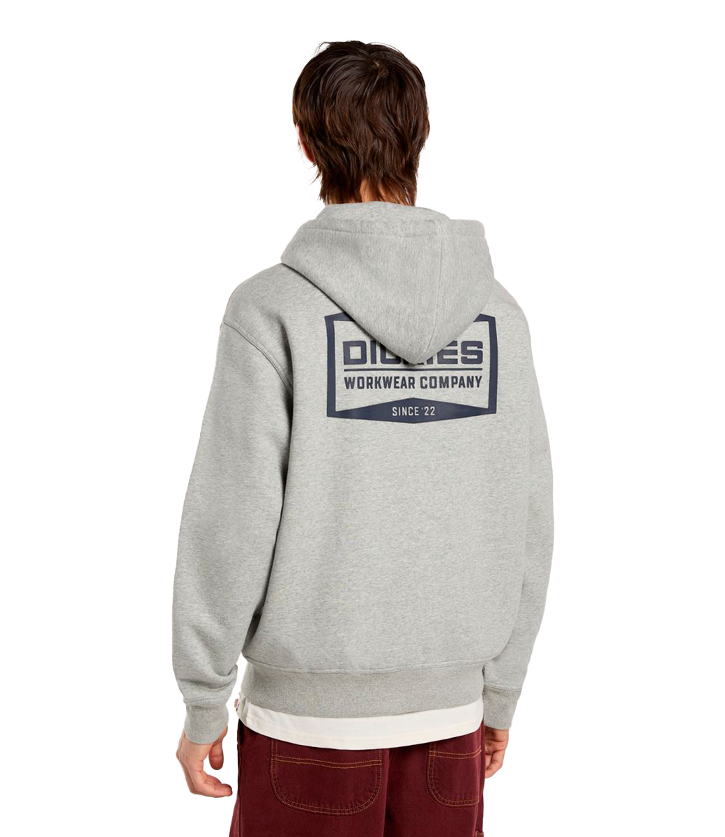 DICKIES Bolivar Fz Hoodie - Grey Melange