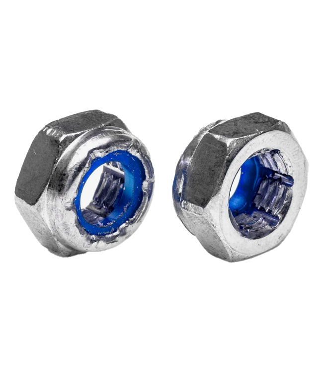 ACE TRUCKS Re-Threading Kingpin Nuts (2-Pack) - Chrome