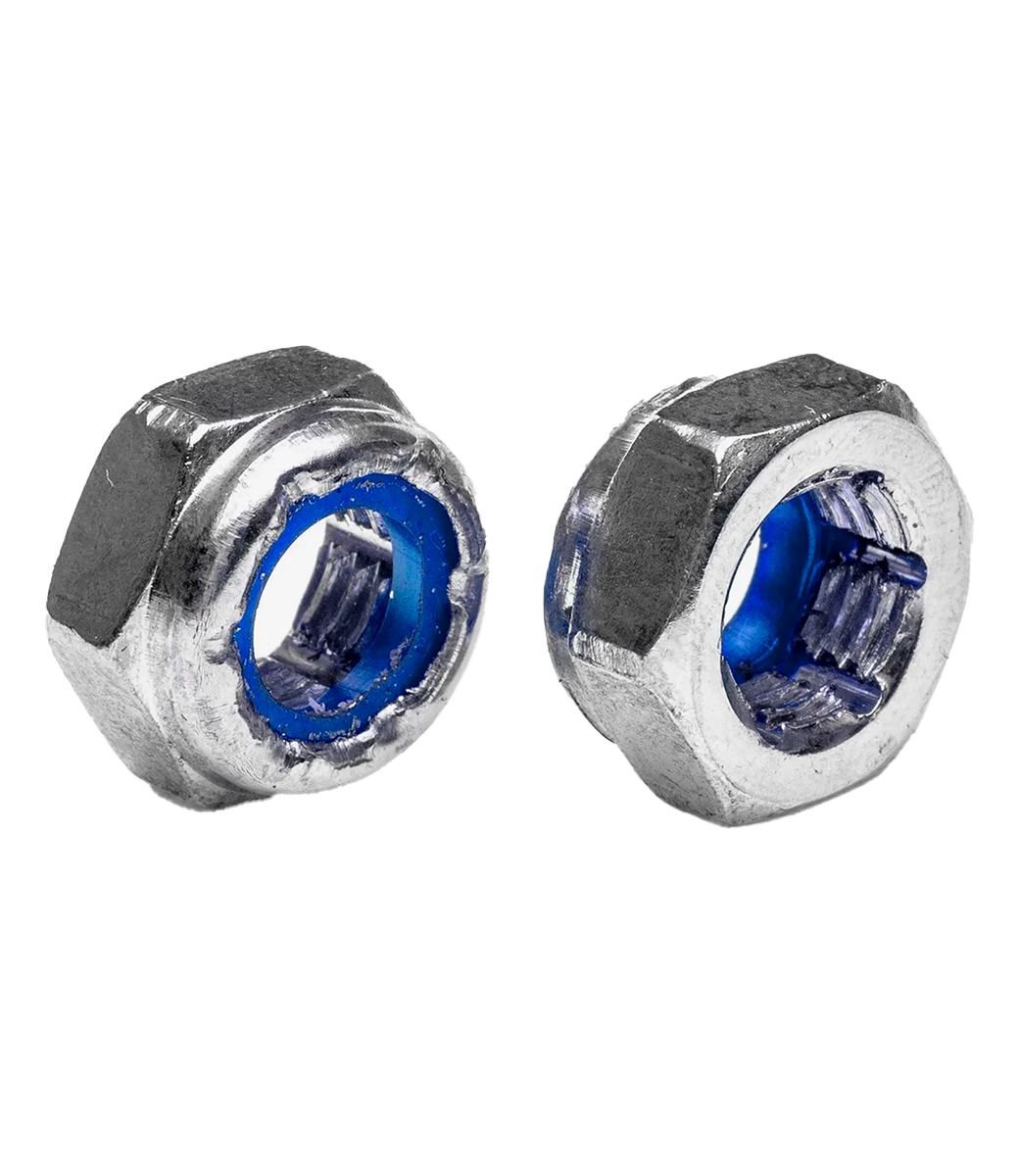 ACE TRUCKS Re-Threading Kingpin Nuts (2-Pack) - Chrome