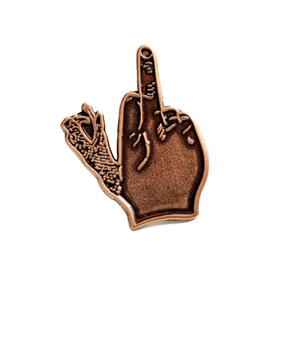 DOOM SAYERS Up Yours Pin