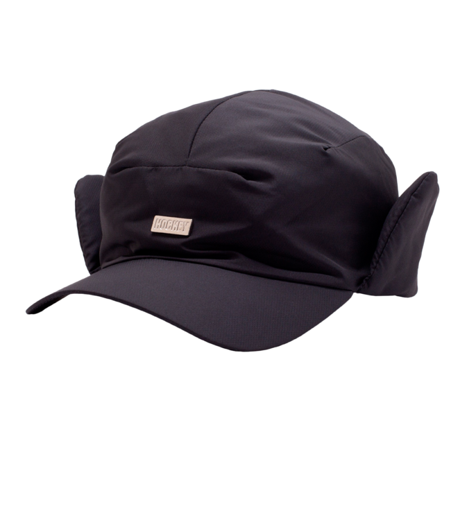 HOCKEY "Hockey" Ear Flap Beanie - Black