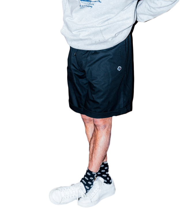 MAGENTA Loose Shorts Ripstop - Black