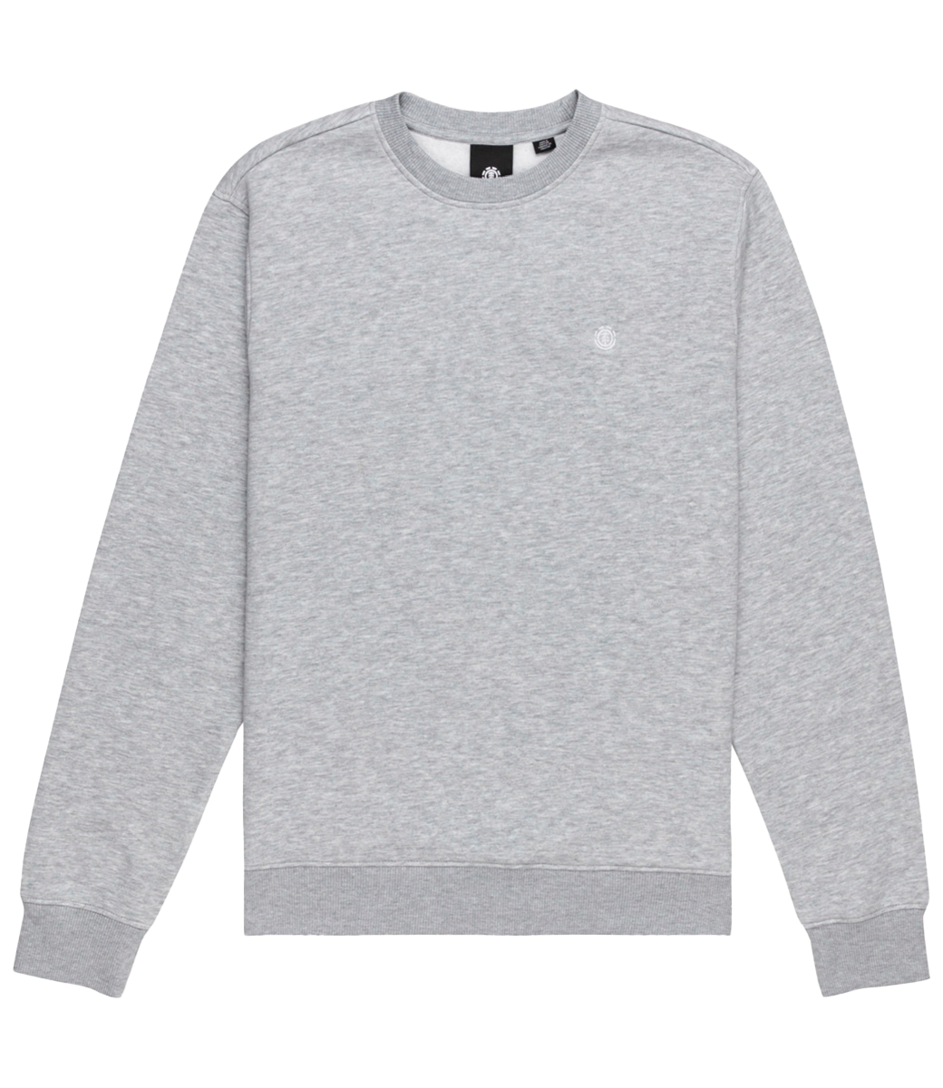 ELEMENT Icon Embroidery Crew - Mid Grey Heather