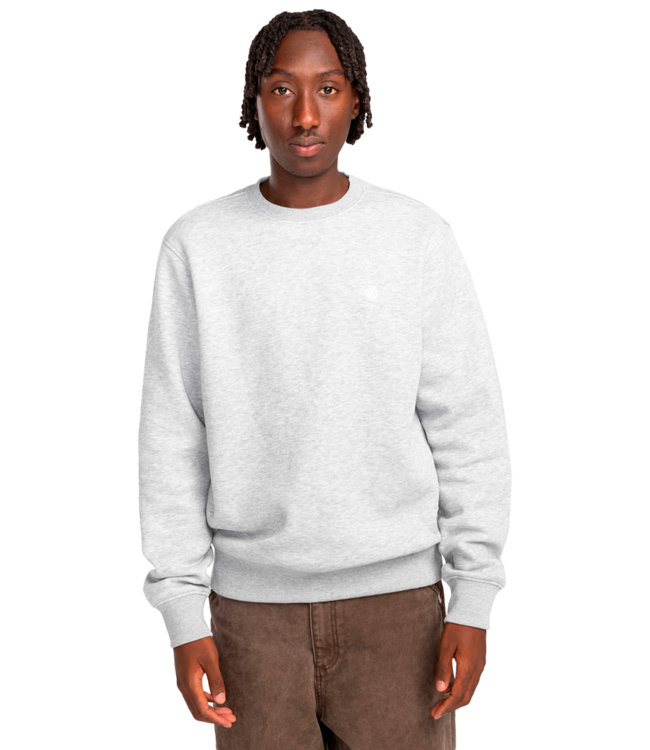 ELEMENT Icon Embroidery Crew - Mid Grey Heather