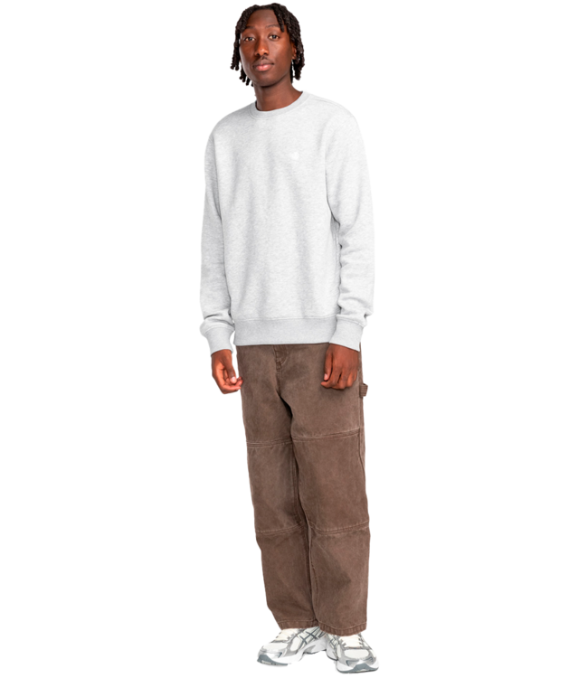 ELEMENT Icon Embroidery Crew - Mid Grey Heather