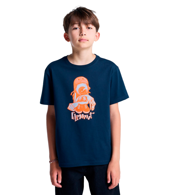 ELEMENT Rainy Day Ss Tee - Eclipse Navy