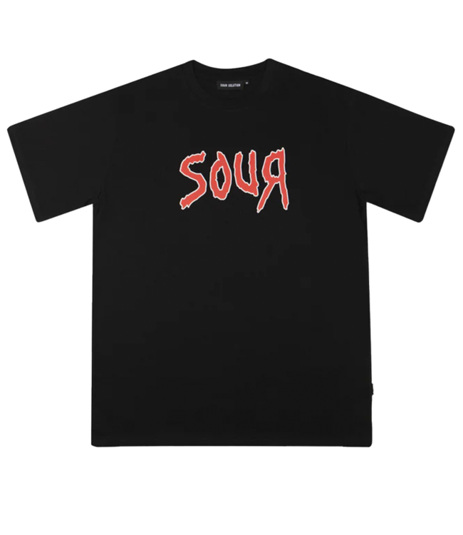 SOUR Sour Metal Tee - Black