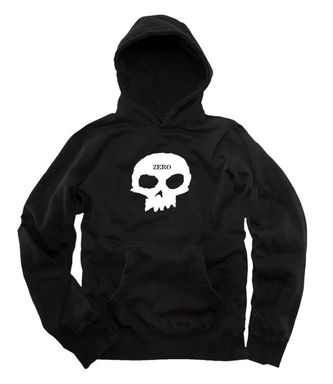ZERO Single Skull Pullover - Black/White