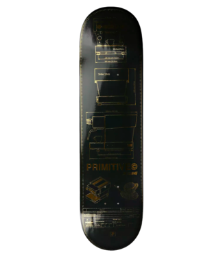PRIMITIVE Mclung Double Shot Deck - Black PRIMITIVE Mclung Double Shot Deck - Black
