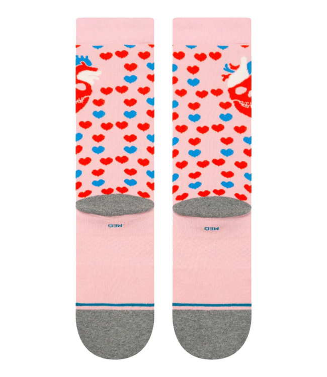 STANCE Hearted Crew Sock - Pink