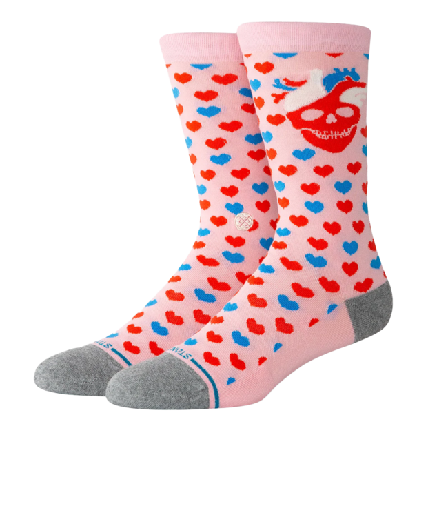 STANCE Hearted Crew Sock - Pink