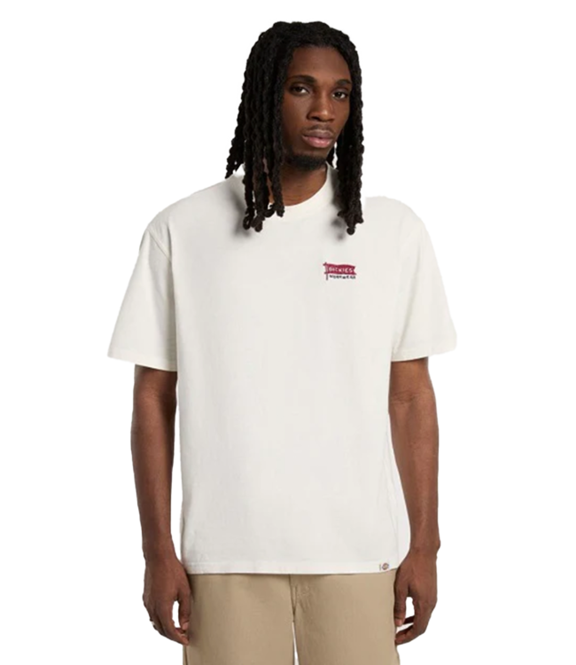 DICKIES Dickies Flag Ss Tee - Egret