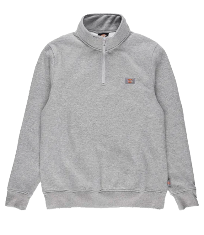 DICKIES Oakport Quarter Zip - Heather Grey