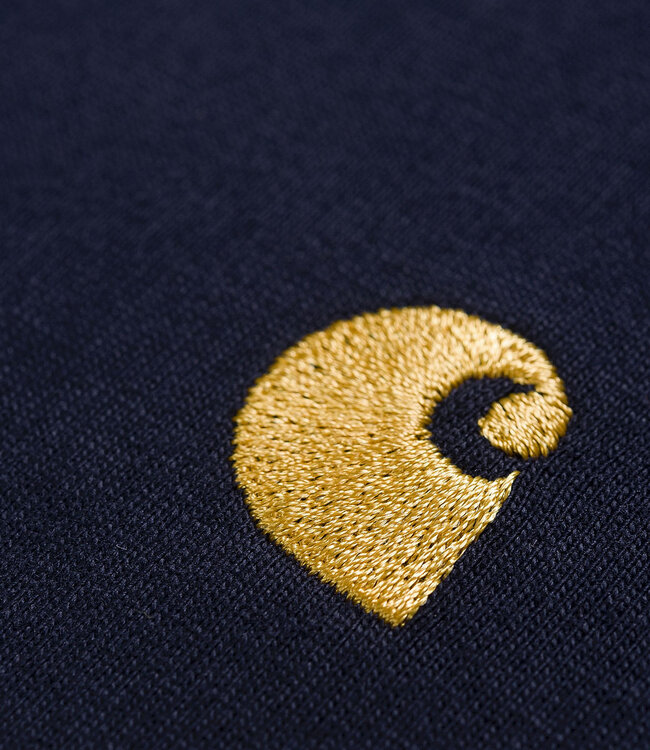 CARHARTT WIP S/S Chase T-Shirt - Dark Navy/Gold