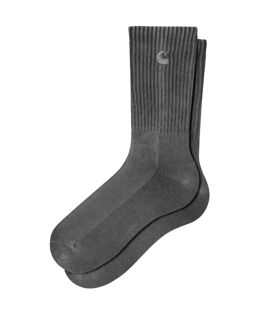 CARHARTT WIP Hudson Socks - Black/Chalk Wash