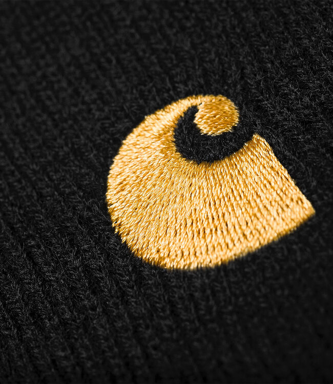 CARHARTT WIP Chase Beanie - Black/Gold