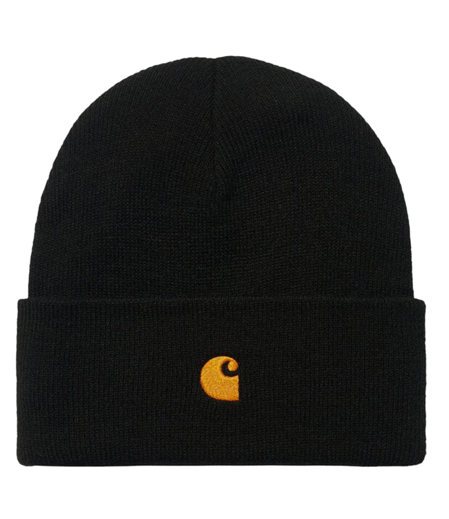 CARHARTT WIP Chase Beanie - Black/Gold