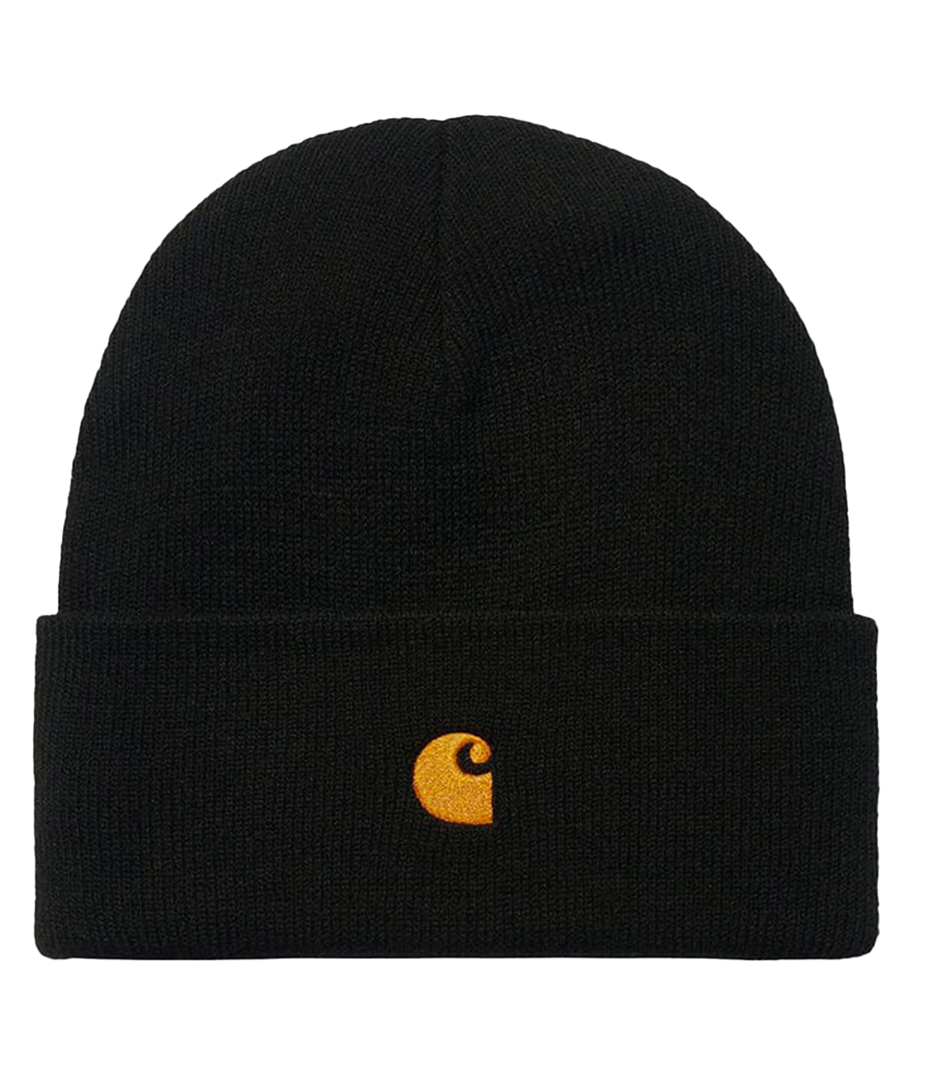 CARHARTT WIP Chase Beanie - Black/Gold