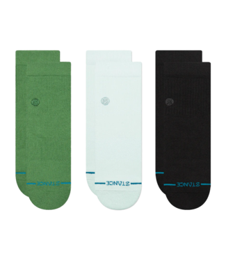 STANCE Icon Quarter 3Pck - Green