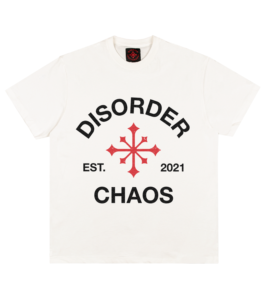 DISORDER Est 2021 Ss Tee - White