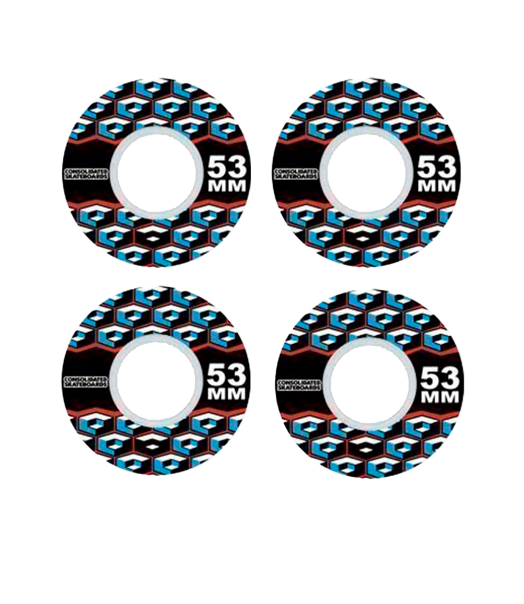 Cracked Cube Wheels - 53mm