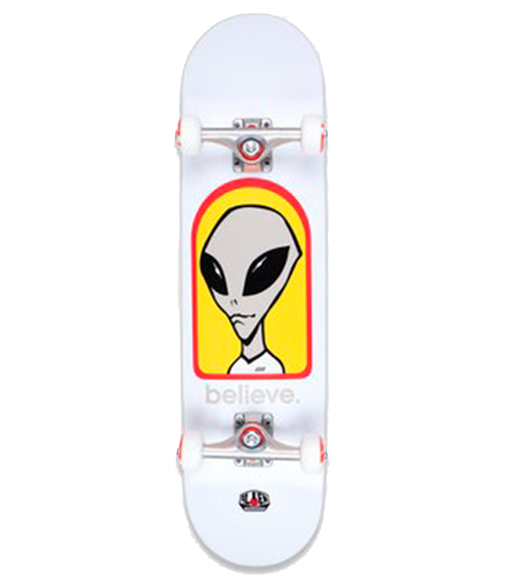 ALIEN WORKSHOP Believe Complete White - 8.0