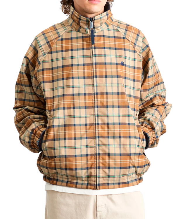 CARHARTT WIP Reversible Planer Jacket - Planer Check, Wall/Air Force Blue