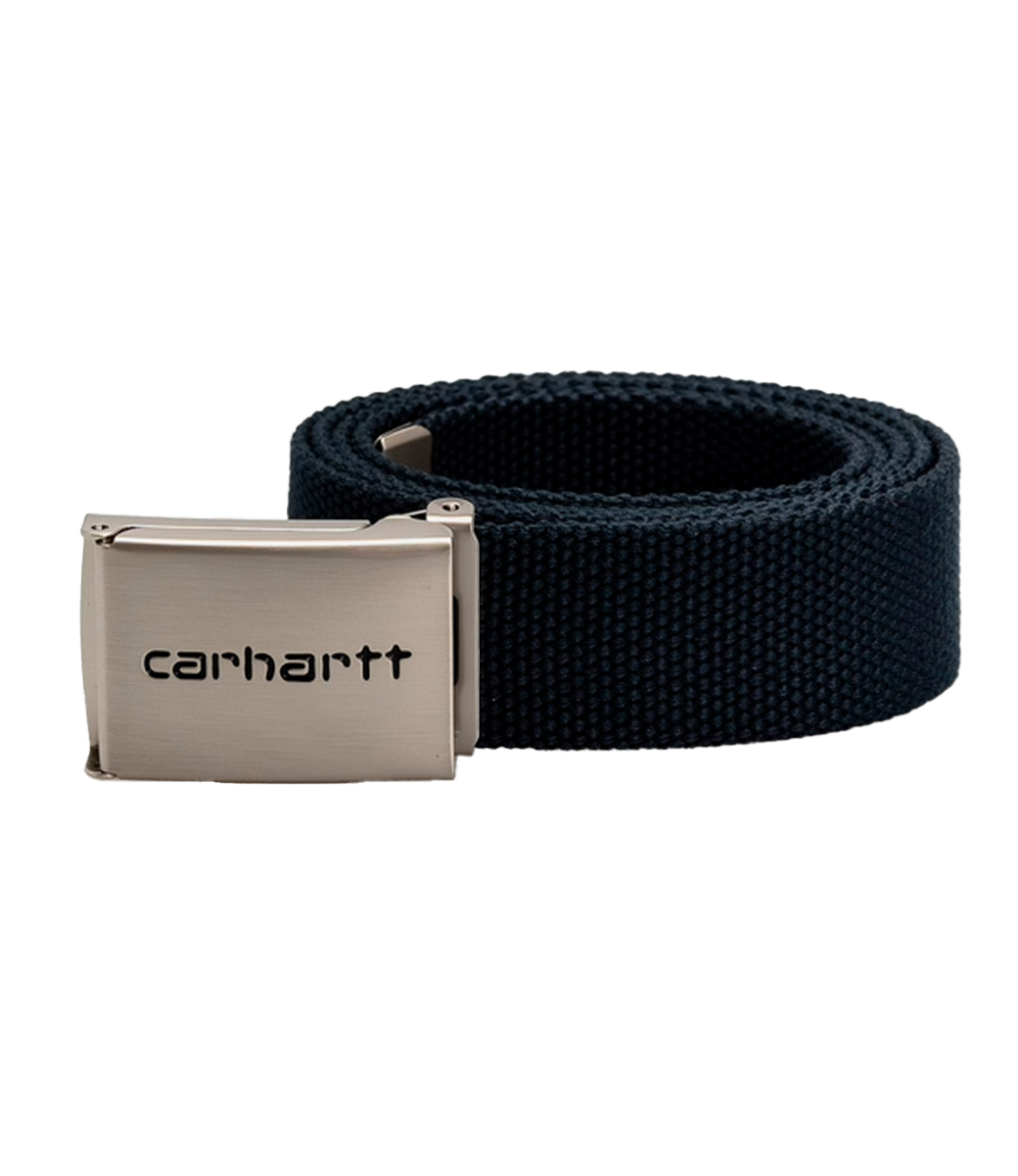 CARHARTT WIP Clip Belt Chrome - Deep Night