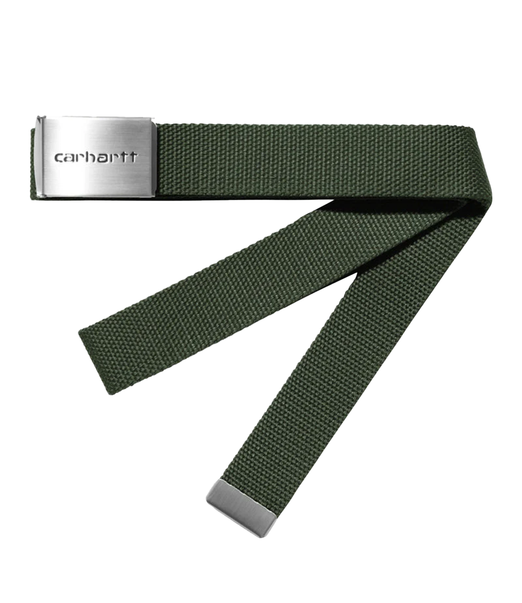 CARHARTT WIP Clip Belt Chrome - Opuntia