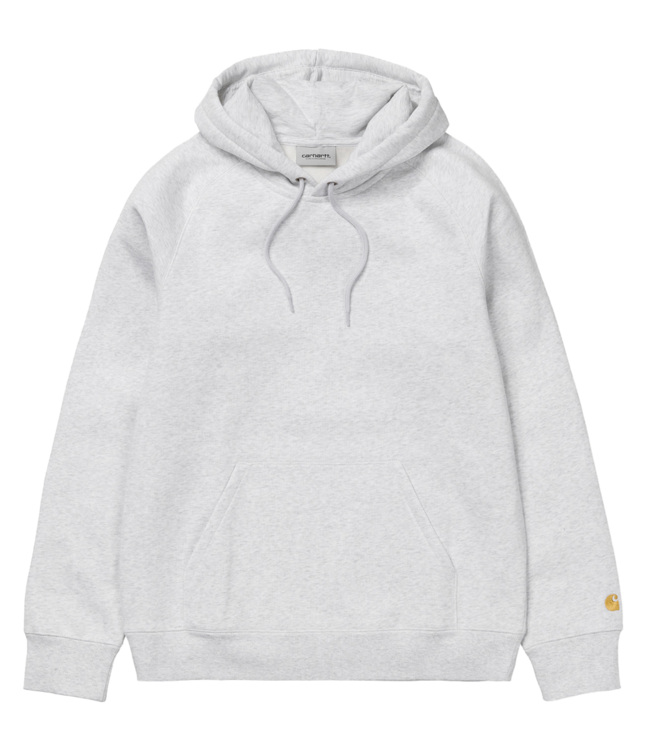 CARHARTT WIP Hooded Chase Sweat - Ash Heather/Gold