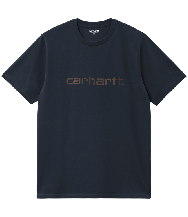 CARHARTT WIP S/S Script T-Shirt - Deep Night/Palisander