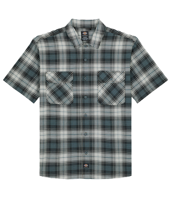 DICKIES Mike Anderson Chk Ss Shirt - Stormy Weather
