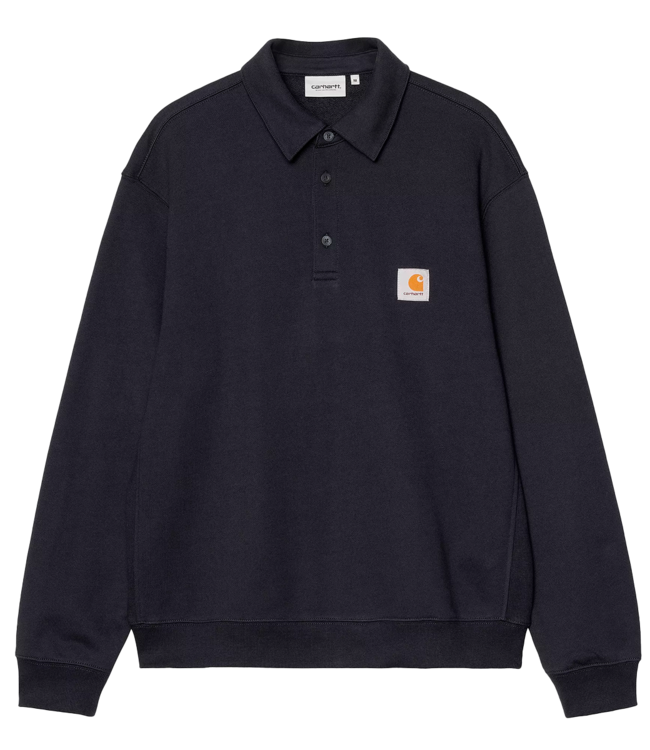 CARHARTT WIP Polo Sweat - Deep Night
