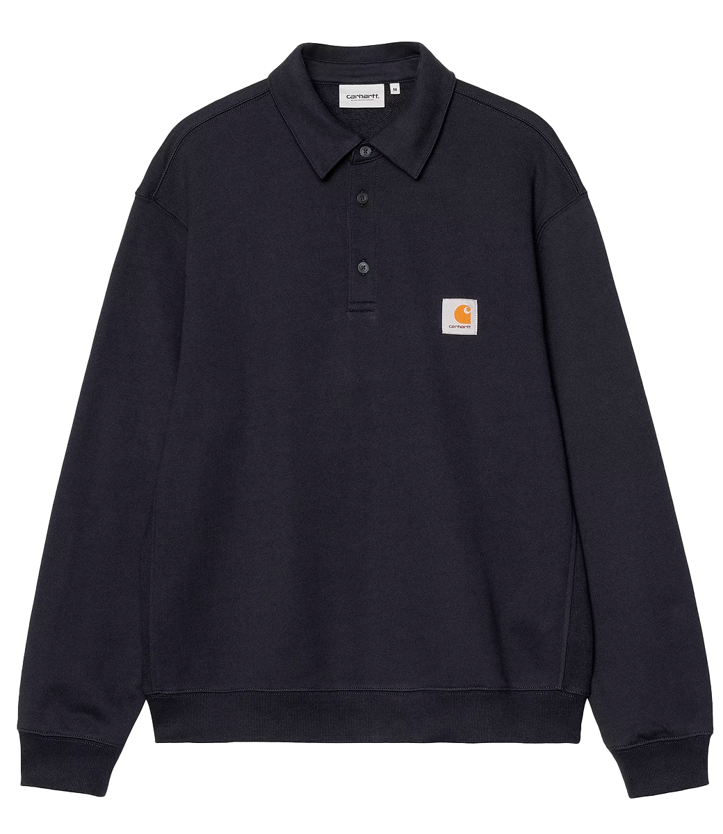 CARHARTT WIP Polo Sweat - Deep Night
