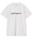 CARHARTT WIP S/S Script T-Shirt - Ash Heather/Rondo