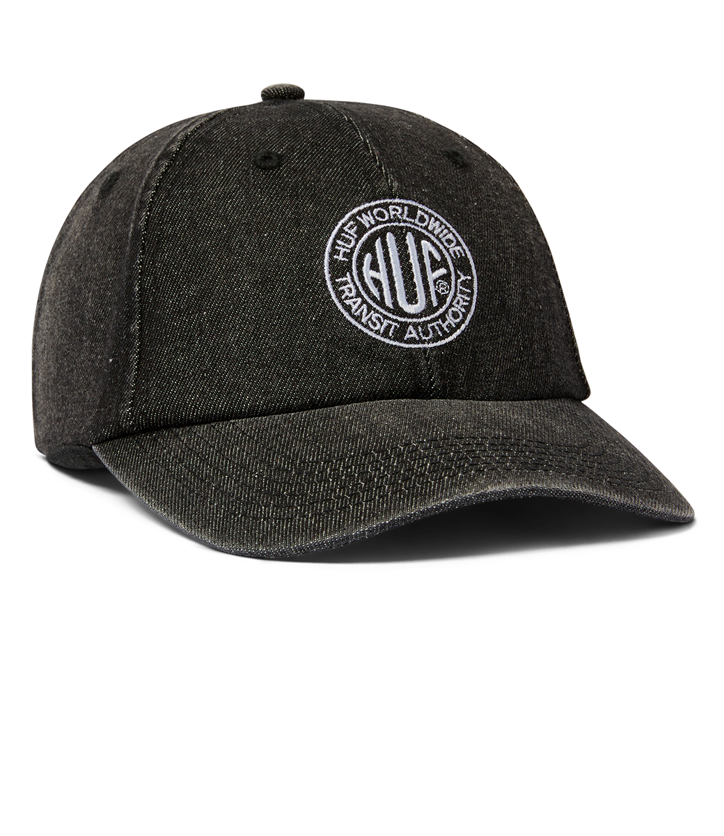 HUF Token 6 Panel Cv Washed Hat - Black